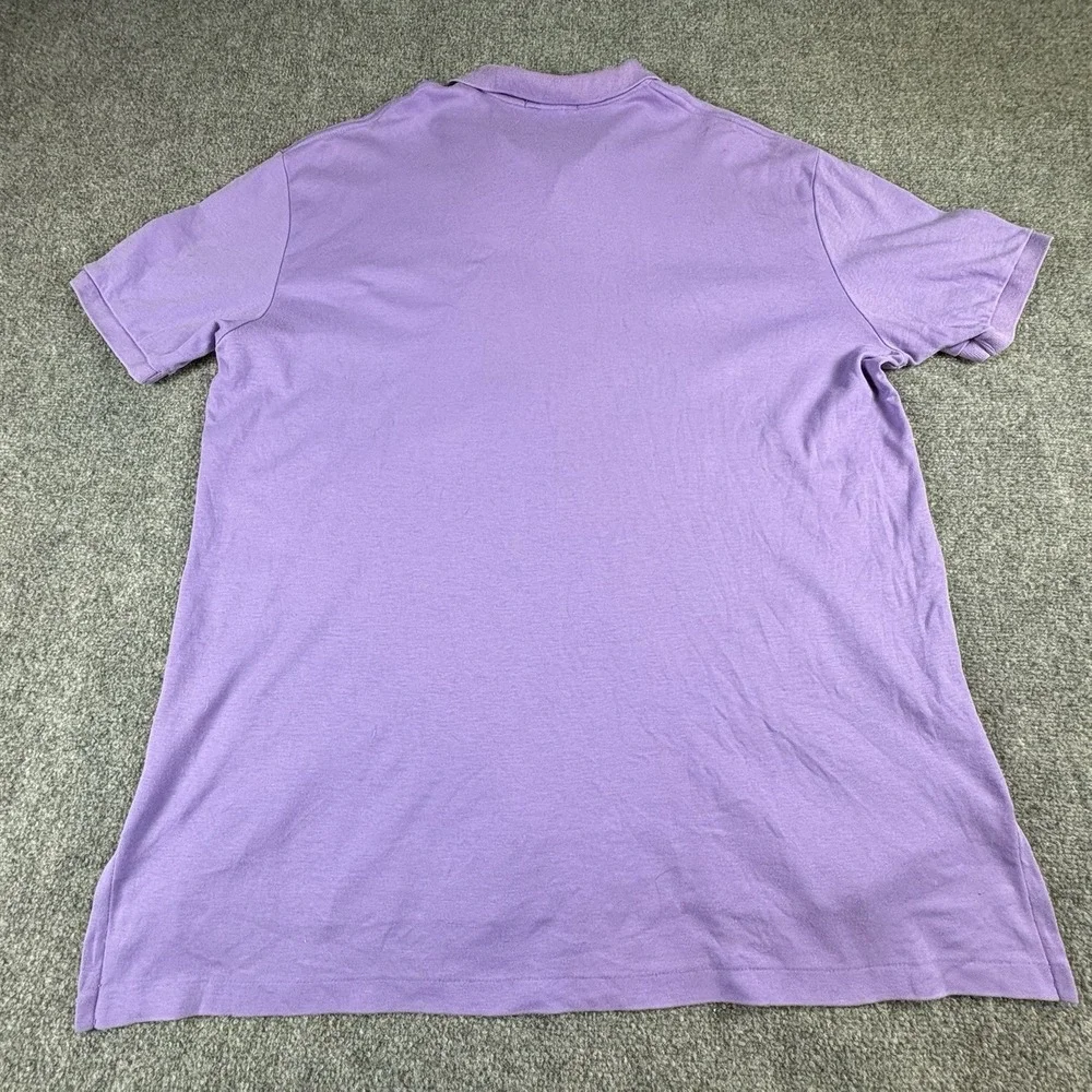 Polo Ralph Lauren Polo Shirt Mens XXL Purple  Pony Logo Preppy Golf Classic Y2K